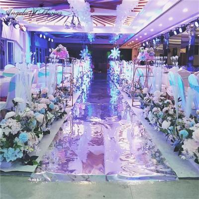 China Artificial Flower Row 100cm Guide Flower Row Walkway Band Wedding Decoration for sale