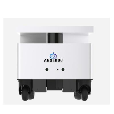 China Customizable Total Indoor Autonomous Robot Chassis Smart AGV Hotels Navigation Chassis Kit Universal Robot for sale