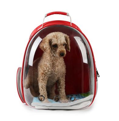 China Fully Transparent Design Viable Cat Bag Portable Pet Backpack for Cats and Dogs Pet Breathable Products for sale