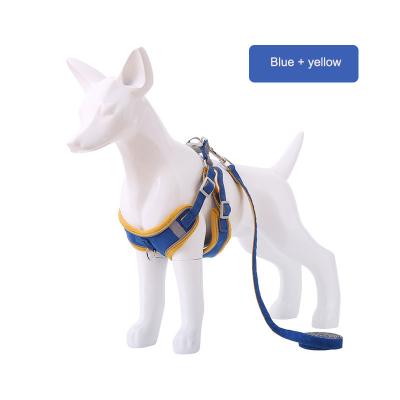 China Puppy Cat Harness Vest With Outdoors Adjustable Lead Leash Kitten Collar For Small Medium Walking Dogs DETACHED for sale