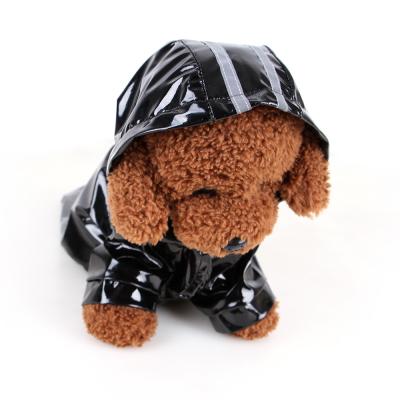 China Viable Summer S-XL Hoody Puppy Pet Raincoat Jackets PU Raincoat Pet Clothing Outdoor Clothes for sale