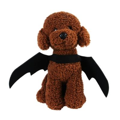 China Cute Puppy Stocked Cat Dress Up Luxury Pet Cat Bat Wings Halloween Party Decor Collar Costume Accessories for sale