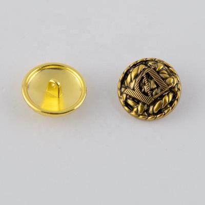 China Washable China Garment Accessories Manufacturer Custom Luxury Brand Quality Shank Button for sale