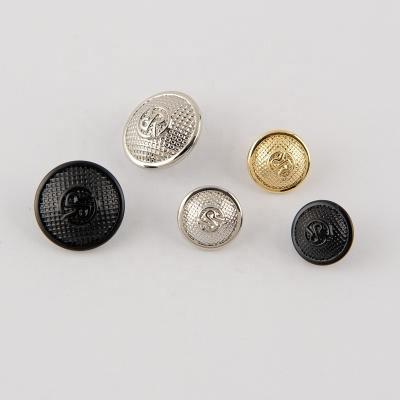 China Custom washable high quality shiny gold color brass leg button for coat for sale