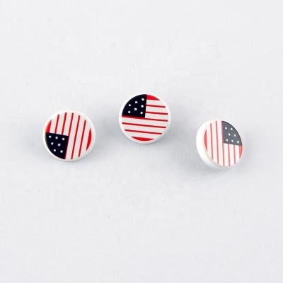 China Washable custom american flat button for shirt for sale