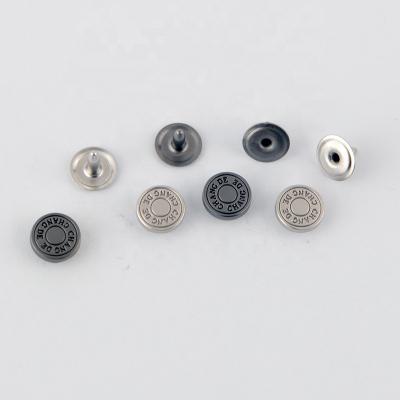 China Custom decorative 9mm round head rivet nickel free for jeans for sale