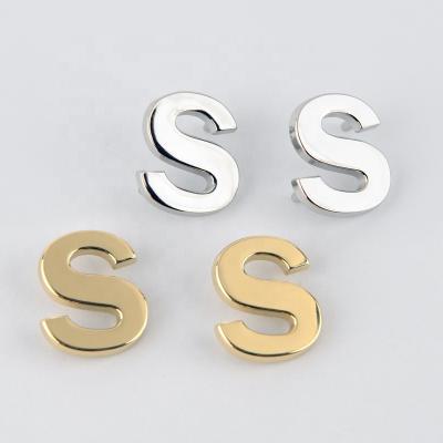 China Brand Quality S Letter Nickel Free Custom Luxury Rivet For Leather Handbag for sale