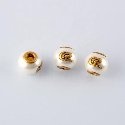 China Custom luxury brand quality alloy gold metal rope end nickel free nickel free stopper for sale