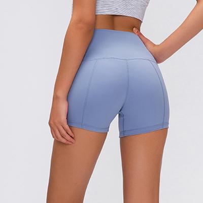 China Women's Breathable Buttery Soft Naked Feeling Quick Drying Gym Running Fit Yoga Shorts for sale