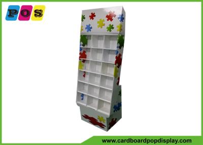 China POP Corrugated Cardboard Store Display With Cells For Puzzle Games Promotion FL147 for sale