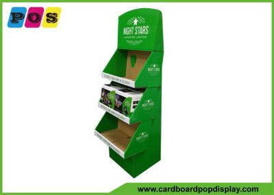 China Green Color Cardboard Advertising Display Stands For Decoration Lights FL172 for sale