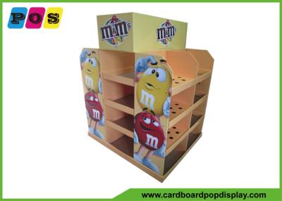 China American Full Size Cardboard Pop Displays Pallet Type For M&M Candies PA038 for sale