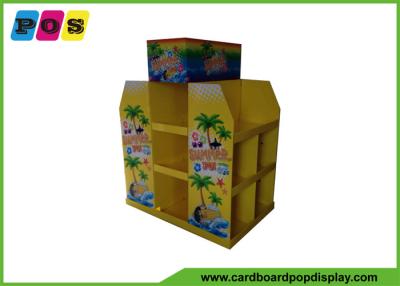 China Supermarket Promotion Retail Pallet Displays , Cardboard Display Stands For Beach Sand Toys PA019 for sale