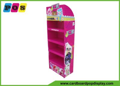 China Four Shelves Retail Cardboard Pop Displays For Plush Toys Promtion FL036 for sale