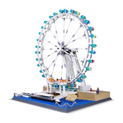 China Kids Play 6215 Architecture Series The Classic London Eye Model Building Blocks Set for sale