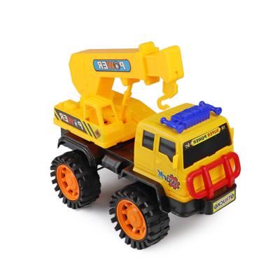 China Friction Toy New Arrivals Hot Sale Engineering Model Car Toy Simulation Crane Mixer Diecast Vehicles Model On Sale for sale