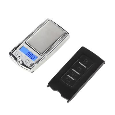 China Hot Selling Factory Pocket Jewelry Scale 22*6.5MM 100g 200g 0.01g Mini Electronic Mini Car Key for sale