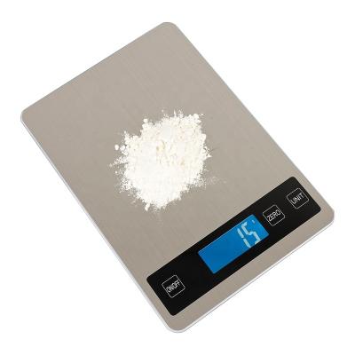 China With Tray Manufacturer Hot Selling 10kg 22lbs Stainless Steel Kitchen Food Weighting Scale for sale