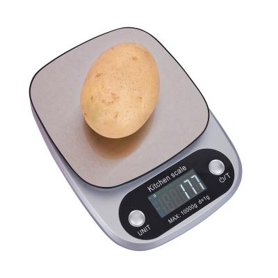 China With Tray Stainless Steel Food Weight Scale 1G 5Kg Digital Electronic Kitchen Scale Low Price for sale