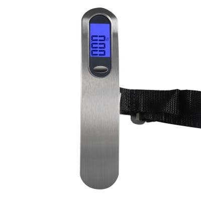 China Stainless Steel 50kg/10g LCD Display Digital Portable Travel Luggage Hanging Hanging Scale Office Room Outdoor Household for sale