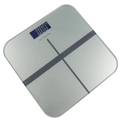 China With Tray Bathroom Body Scale Digital Weight Floor LCD Display Tempered Glass Body Human Electronic Smart Scales for sale