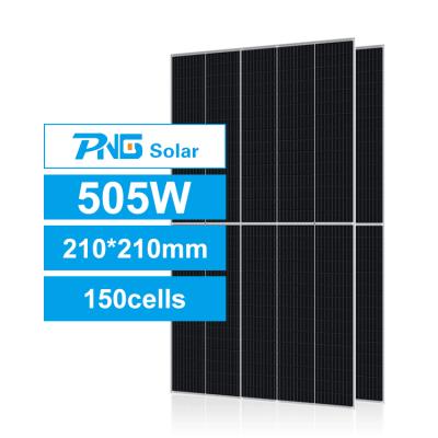 China Latest Technology 210mm*210mm Solar Photovoltaic Panels 490w 495w 500W Solar Panel Factory Price for sale