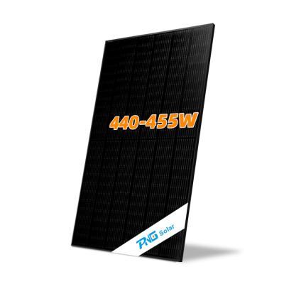 China Commercial popular brand 440w full black 445w 450w Perc Half Cell Solar Panel mono with 25years warranty for sale