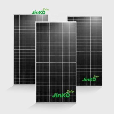 China Jinko PV Module 435W 440W 445W 450W Mono Cell Tier 1 Brands Jinko Solar Panel Perc Half 144 With Competitive Price 166mmx166mm for sale