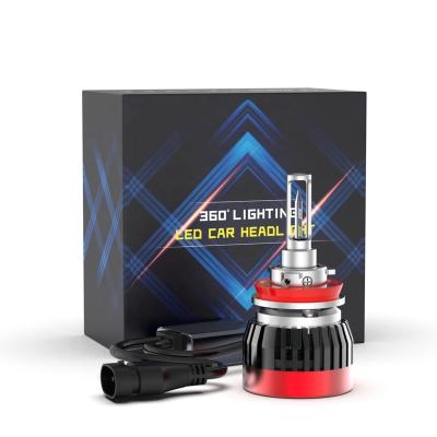 China Aviation 6063 F-3 H4 H7 H11 LED Headlight Aluminum Canbus 120w 880 Bulb Led Fog Head Light Lamp Bulb H1 H3 H8 H9 H10 H16 9005 9006 for sale