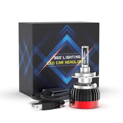 China High Quality Good Prices Aviation Aluminum 6063 Optical Quartz Led Headlight Bulbs Waterproof IP68 H7 LED Auto Led Car Headlight 6000k for sale