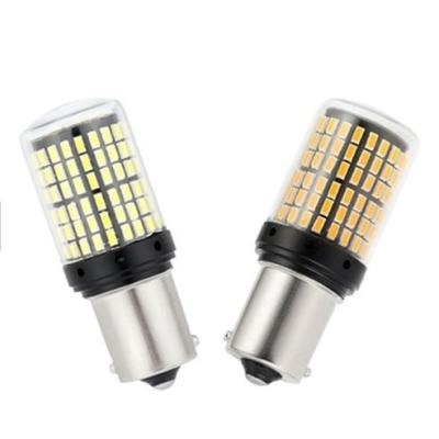 China High power LED warning light canbus lamp 3014 27smd T10 socket error free aluminum housing car led bulbs 1156 for sale