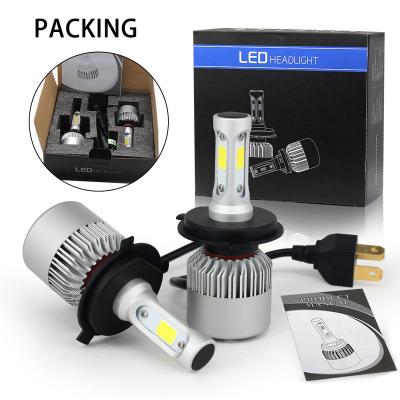 China Aluminum alloy best quality replace halogen lamp CAR LED HEADLIGHT H4 H7 small size led headlight bulbs 36w 5000lm for sale