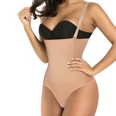 China Antibacterial Wholesale Seamless Thong Tummy Control Body Shapewear Slim Panties Fajas for sale