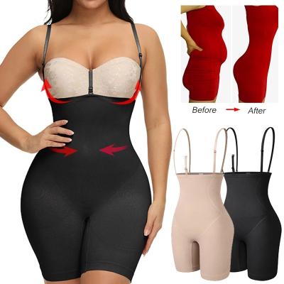 China Full Waist Trainer Corset Thighs Slimmer Body Shaper Women Shapewear Jumpsuits Tummy Control Antibacterial Firm Butt Lifter Slimming Underwear for sale