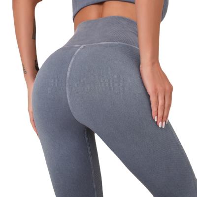 China Breathable Yoga Pants Womens Sports Tights Gym Sports Yoga Gaiters Fitness Running Elastic Pants High Women Lift Up Gaiters Sport Pants for sale