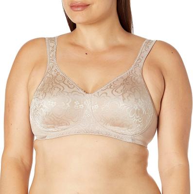 China QUICK DRY Women's Ultimate Lift and Support Wire Bra, Free Available in Single Bra Size Push Up and Full Coverage 2-Packs Knit Mature for sale