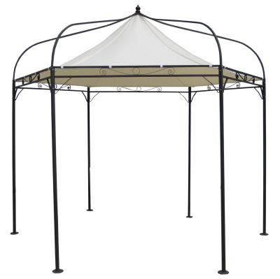 China Easily Assembled Outdoor Top Gezebos Ger Leisure Furniture Metal Metal Gazebo Roof Gazebo for sale