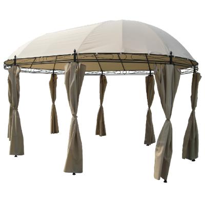 China Easily Assembled Outdoor Design Patio Gazebo With Steel Gable Hardtop Roof Umbrella Patio for sale