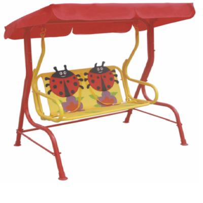 China Modern Outdoor Double Seat Garden Furniture Kids Swing Chair for sale