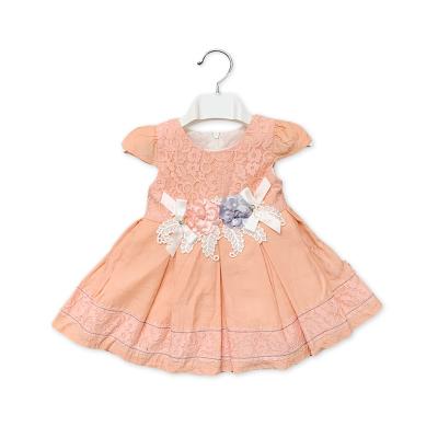 China Manufacturer's New Spring Dress Simple Style Washable With Printed Sleeve Kids Dress for sale