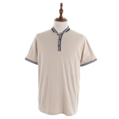 China 2022 Anti-Wrinkle Comfortable Solid Design Loose Mens Polo T-Shirt for sale