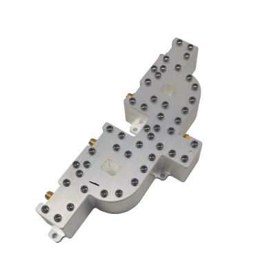 China 8.5 - 10.5ghz Coaxial 4 Way Power Divider , Small Waveguide Power Splitter for sale