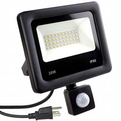 China ROUTE aluminum and tempered glass 50w work outdoor led flood light with sensor for sale