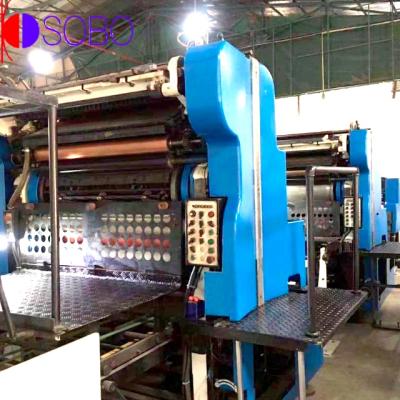 China Building Material Stores KOSOBO 4 Color Printing Machine Metal Coating Machine Production Line With Spraying System for sale