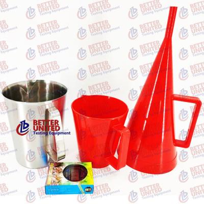 China 12 Mesh Api Marsh Cone Funnel Viscometer Standard 1 Jaargarantie Te koop