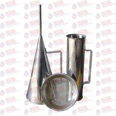 China Standard Stainless 16 Mesh 1.25mm  Marsh Funnel Viscometer For Drilling Fluid for sale