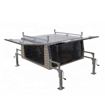 China Brand New Aluminum Car Trailer 3 Door Canopy Toolbox 1800x1800x860mm Ute Truck GullwinToolBox Double Cabin for sale