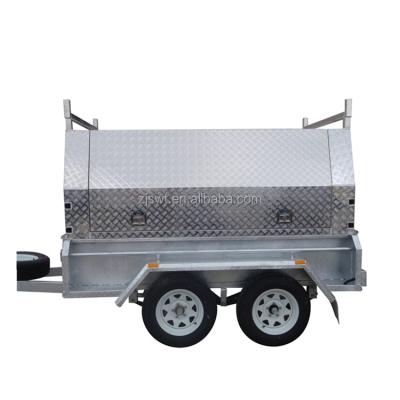 China Waterproof Travel Trailer Trailer Alu Canopy Enclosed Trailer for sale