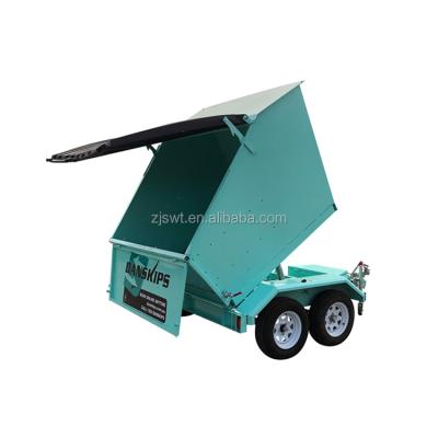 China Car trailer metal waste bin for sale