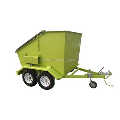 China Car Trailer Powder Coated Trailer Jump Trash Can For Trailer Rental for sale